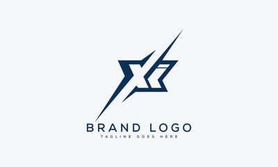 Wall Mural - letter XI logo design vector template design for brand.