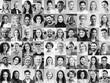 © Maria Vitkovska - Black and white portrait, collage of multiracial smiling business people. Successful business, team, career, diversity concept