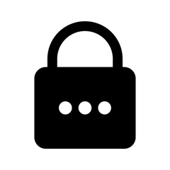 password glyph icon