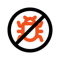 Poster - antivirus outline color icon