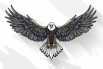 Wall Mural - Eagle Soars High, Freedom Calls