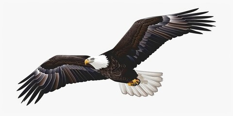 Wall Mural - Eagle Soars High, Freedom Calls