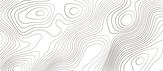 Topographic map background geographic line map pattern .panorama view black color wave curve lines .geographic mountain relief abstract grid .the concept map of a conditional geography map .