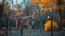 Young Deer In The Park