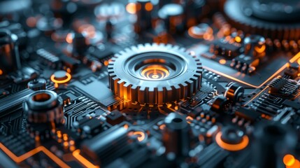 A computer program simulating a process