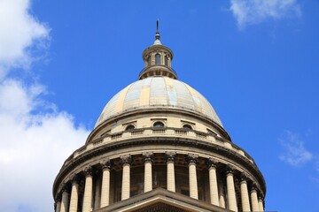 Canvas Print - Pantheon church in Paris, France