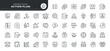 © PaHa - Set of line icons in linear style. Series - Action plan and planning. Outline icon collection. Conceptual pictogram and infographic.
