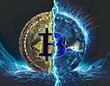 Bitcoin halving concept
