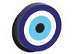 © Vectorezy - Greek eye, blue eye target on transparent png background.
