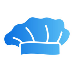 chef hat gradient icon