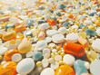 Viele Tabletten, Pillen und Kapseln 