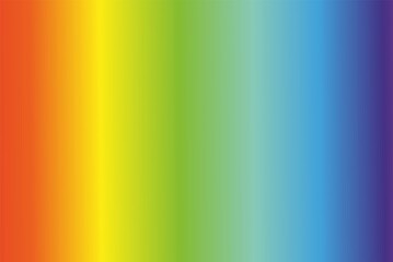 Poster - Illustration gradient color transition of rainbow colors. 