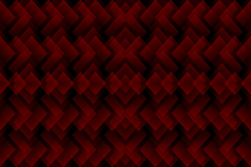 Wall Mural - abstract red black background dark geometric diamond triangle square shape line wallpaper backdrop m