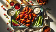 Spicy Delight: Gourmet Buffalo Wings Feast
