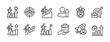 © Vilogsign - Businessman climbing icon set. Containing career, startup, growing and target business, promoted, success, progress, leadership, advancement, improve achievement. vector illustration