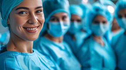 Portrait of doctor nurse in hospital