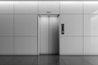 elevator with closed door