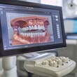 Advanced 3D dental imaging software displayed on a monitor, indicating a shift towards high-tech dentistry for better care.