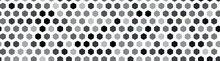 Background With Hexagons. Abstract Pattern Black White Texture Backdrop. Hexagon Abstract Surface. Polygon Seamless Pattern With Monochrome Hexagon Paper Texture And Futuristic Business. Vector Eps 10