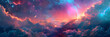 Stairway to heaven in vibrant celestial dreamscape.