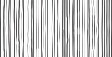 Fototapeta  - vertical irregular twisted lines pattern background, black vector