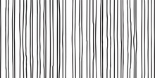 Vertical Irregular Twisted Lines Pattern Background, Black Vector