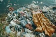 © Anastasiia - Clothes discarded in landfill highlighting issues of fast fashion and sustainability. Concept Fast Fashion, Landfill Pollution, Clothing Waste, Sustainability Awareness, Textile Industry