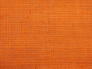 Wall Mural - Orange raw burlap cloth for photo background, in the style of realistic textures