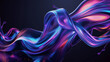 Cosmic Silk Flow - Abstract Artistic Expression