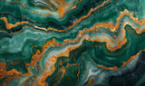 Fototapeta Fototapety z końmi - marble texture in jade green and gold