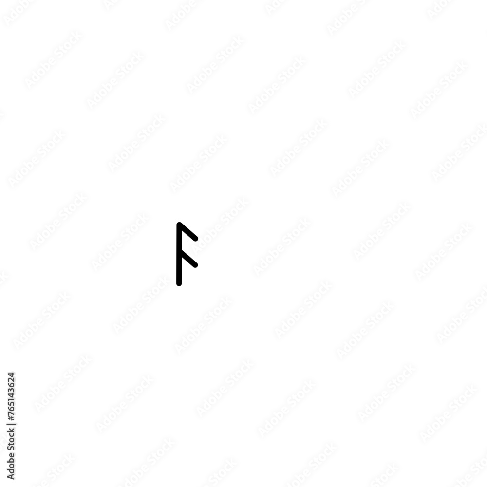 Midivial Runes Viking runes. Runic celtic alphabet, norse mythical medieval signes ...