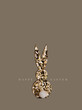 Gold glitter bunny, with 