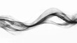 A wave of smoke captured in black and white. Suitable for design projects