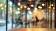 © UDVStock - Blurred office workspace in the beautiful lighting of the evening. Interior workplace background.