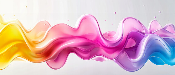 Wall Mural - Vivid Abstract Design with Purple and Pink Hues, Blending Art and Creativity