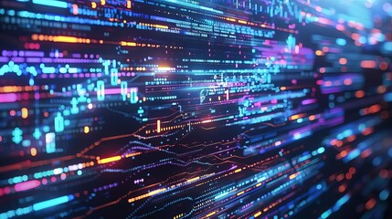Futuristic programming coding with hologram data analysis for cyber security and trading