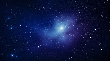 Wall Mural - Stunning illustration of nebula sparkling in the night sky
