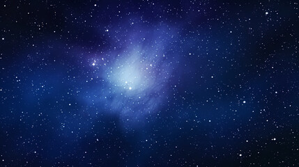 Wall Mural - Stunning illustration of nebula sparkling in the night sky