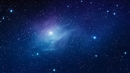 Wall Mural - Stunning illustration of nebula sparkling in the night sky