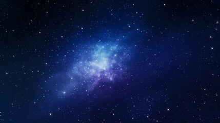 Wall Mural - Stunning illustration of nebula sparkling in the night sky