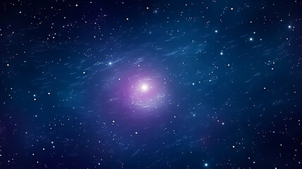 Wall Mural - Stunning illustration of nebula sparkling in the night sky