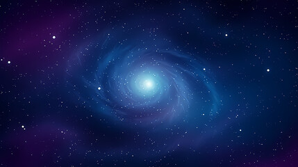 Wall Mural - Stunning illustration of nebula sparkling in the night sky