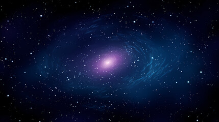 Wall Mural - Stunning illustration of nebula sparkling in the night sky