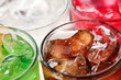 © methaphum - Soft drinks and fruit juice mixed with soda high in sugar have a negative effect on physical health