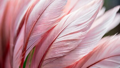 beauty delicate bird background abstract flamingo soft pink feather texture beautiful colourful colo