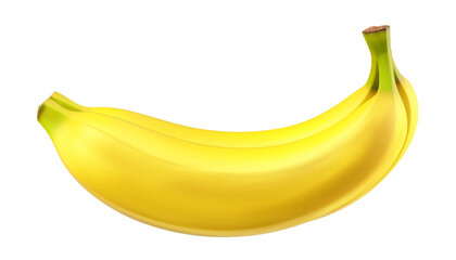 Wall Mural - banana isolated on transparent background cutout