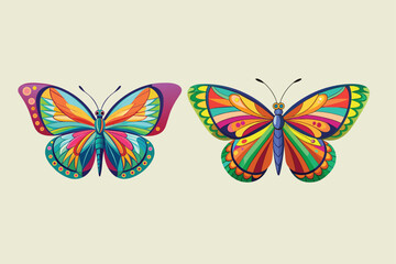 schmetterling-bunt  vector illus tration.eps