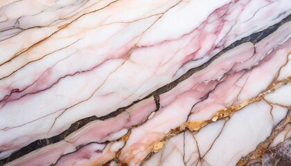 Poster - natural pink marble texture background