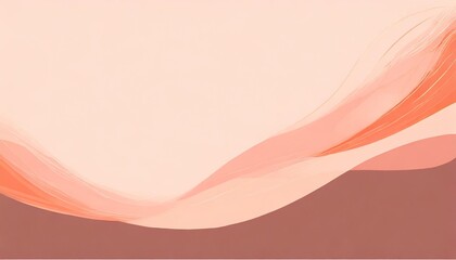 Canvas Print - airy light background peach color vector illustration a template for a banner or website