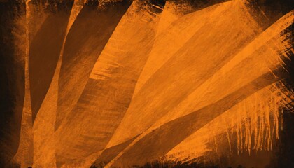 Wall Mural - dark grunge orange background